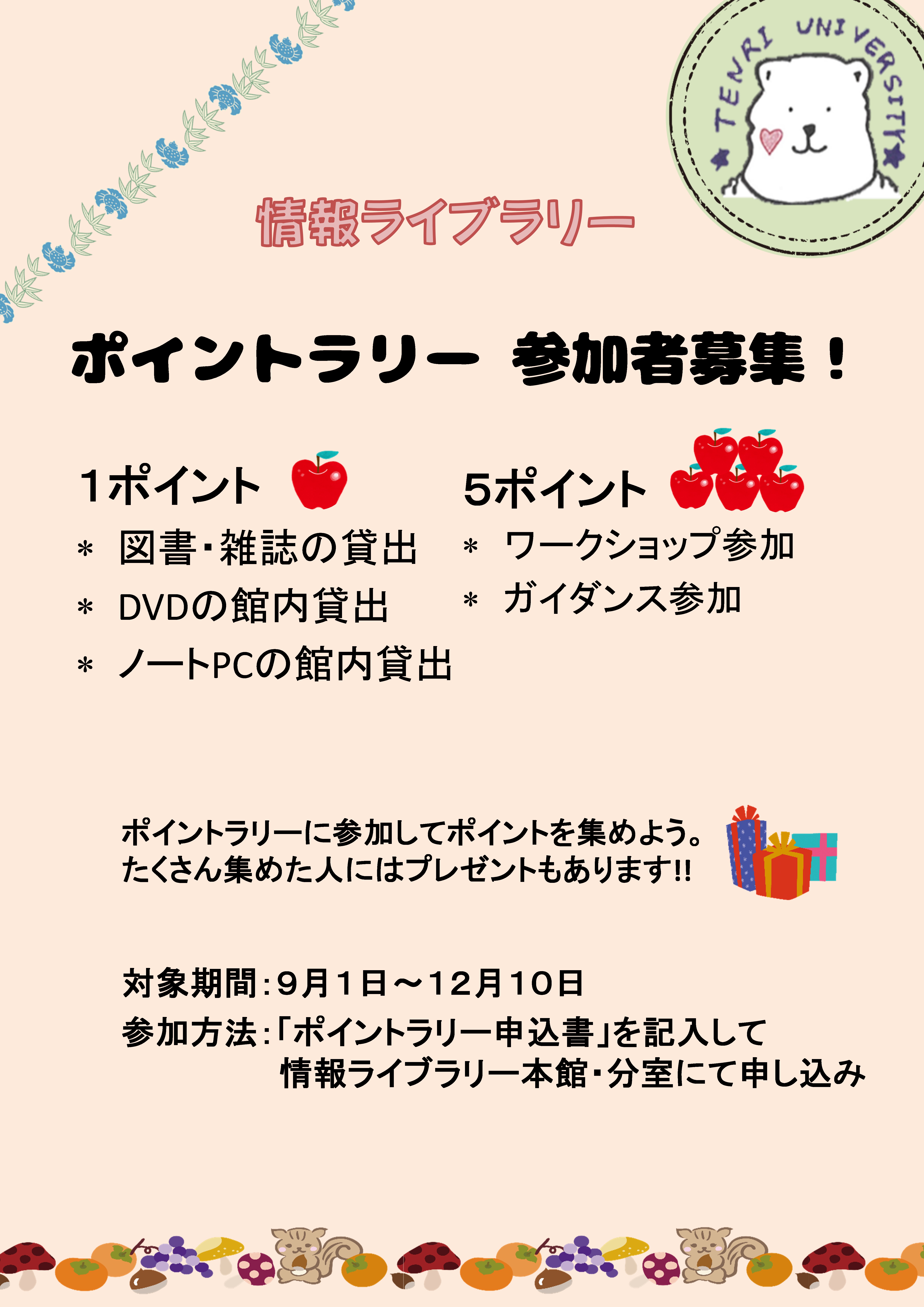 ポイントラリーポスター